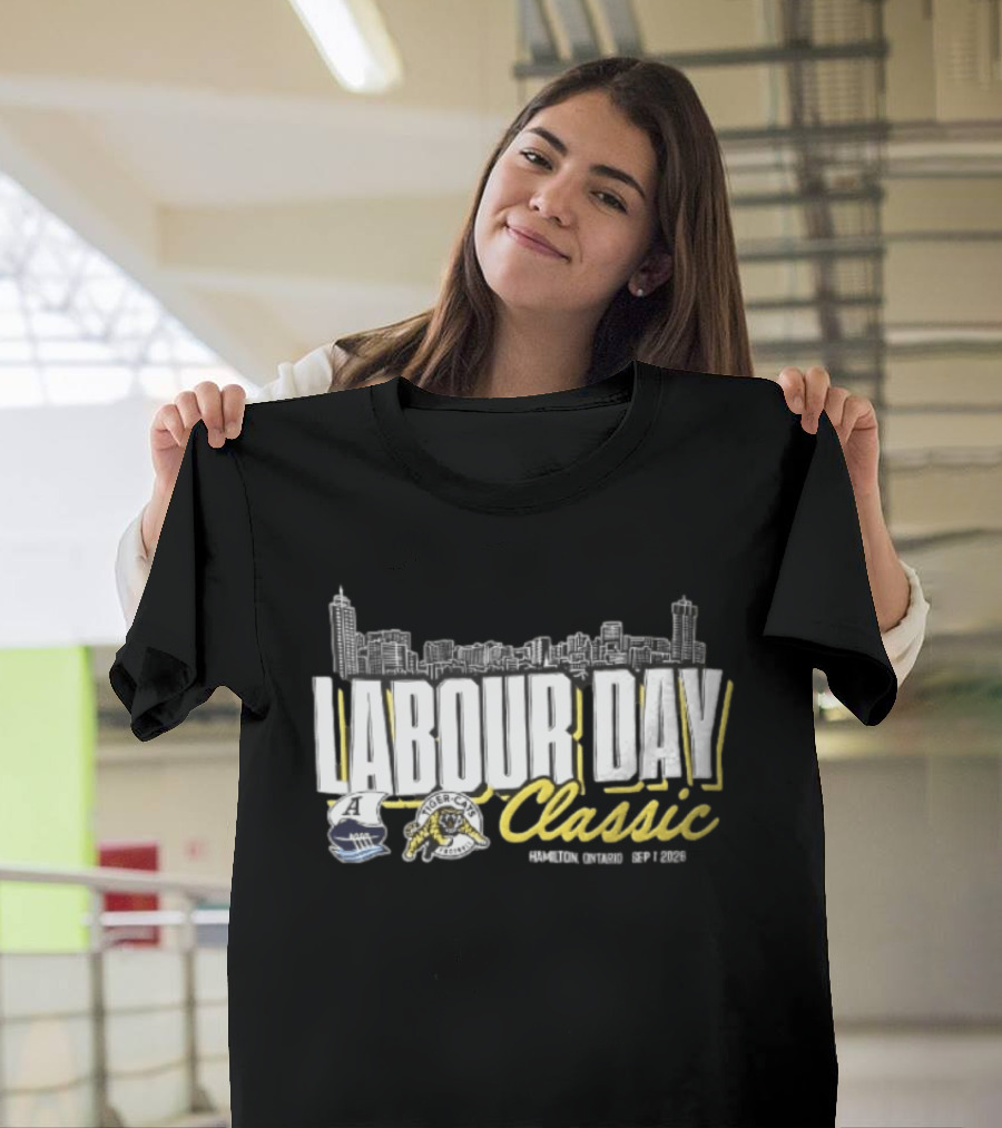 Toronto Argonauts Hamilton Tiger Cats Labour Day Classic 2026 Skyline Event T-Shirt