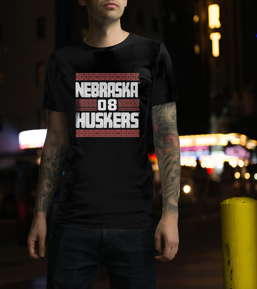 Nebraska 08 Huskers College Football NCAA T-Shirt