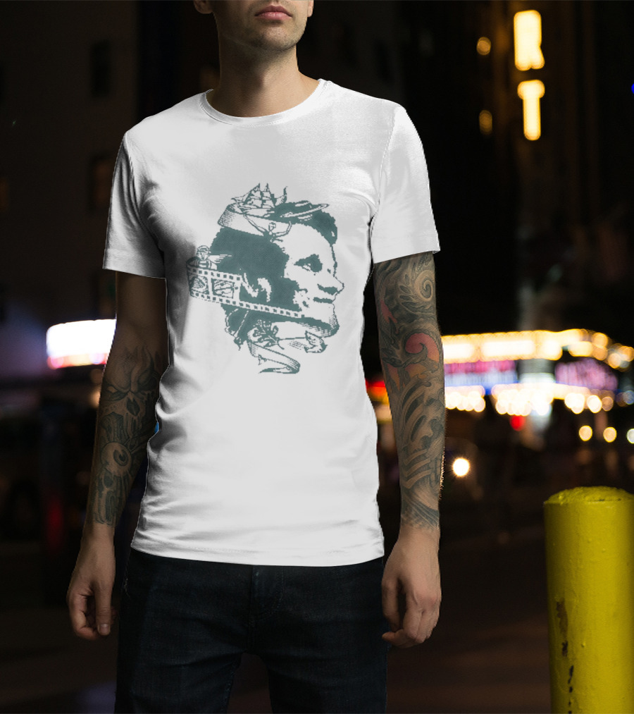 Abraham Lincoln Nautical Film Reel Image T-Shirt
