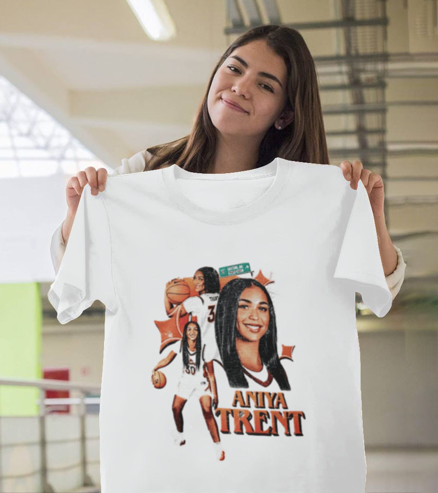 Aniya Trent Dayton Ohio Basketball Player The Burg Sign T-Shirt