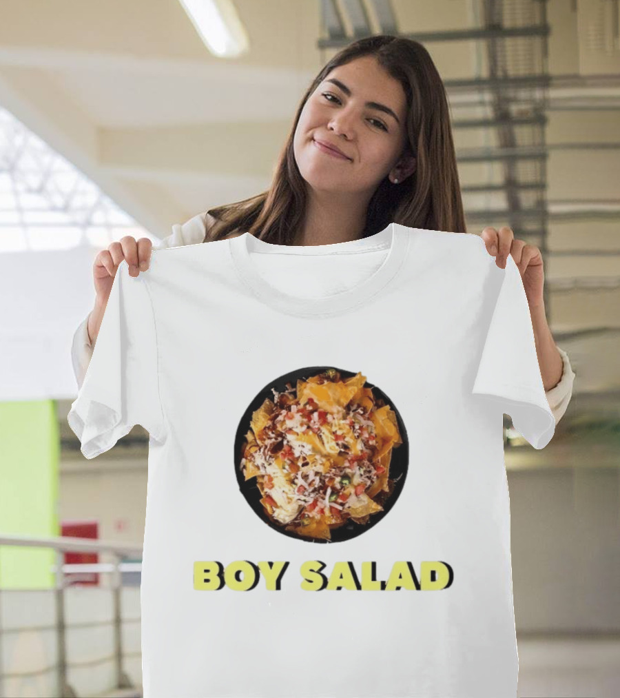 Boy Salad Nachos Snack Meme Food T-Shirt