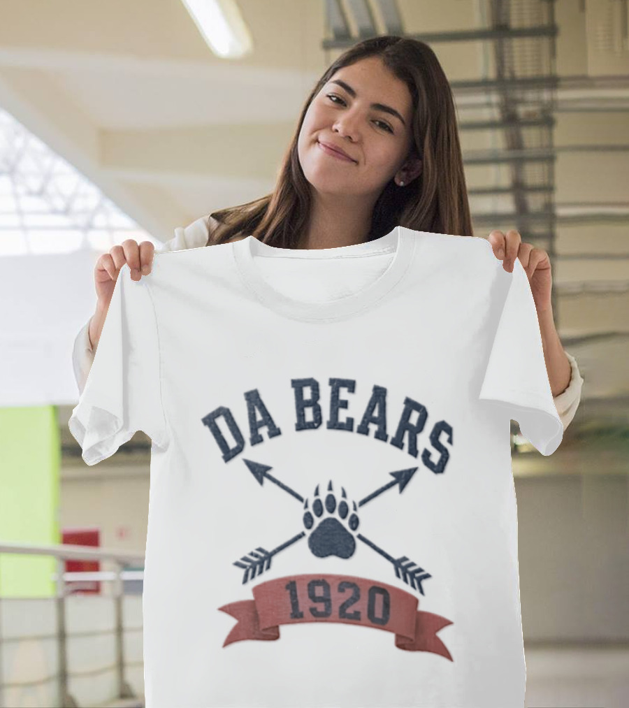 Chicago Bears Da Bears 1920 Paw Crossed Arrows T-Shirt