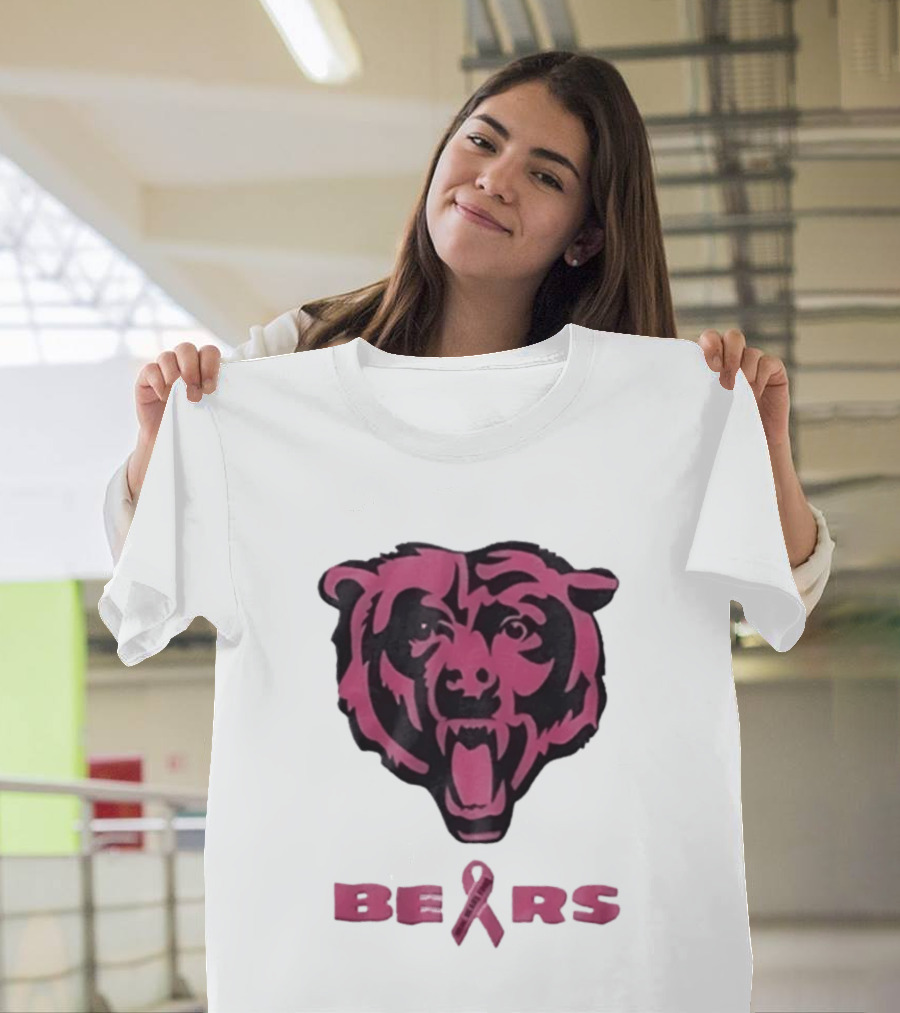 Chicago Bears Real Fans Wear Pink Breast Cancer Awareness 2026 T-Shirt