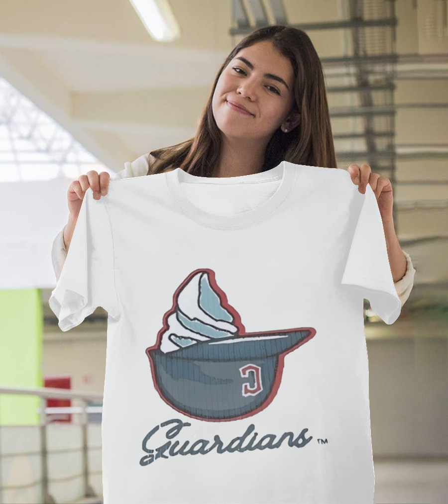 Cleveland Guardians Ice Cream Helmet C Hat Guardians T-Shirt