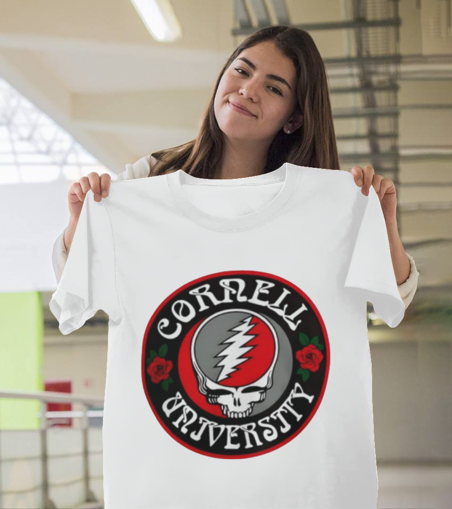Cornell University Grateful Dead Steal Your Face Roses 2026 T-Shirt