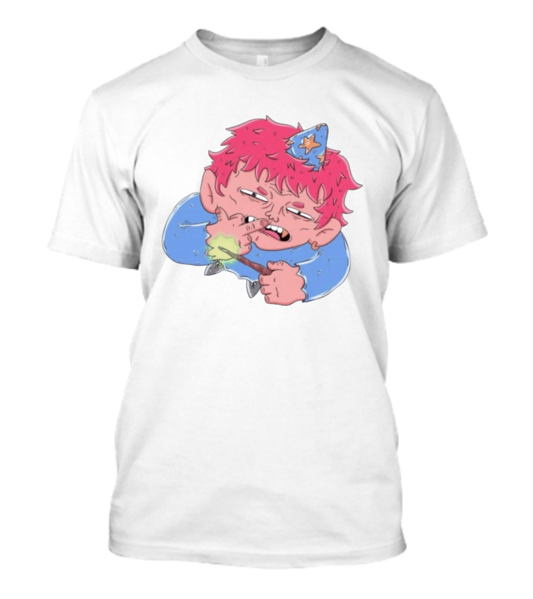 I Cast F*** Right Off And Go Away Wizard Wand Spell Fun T-Shirt