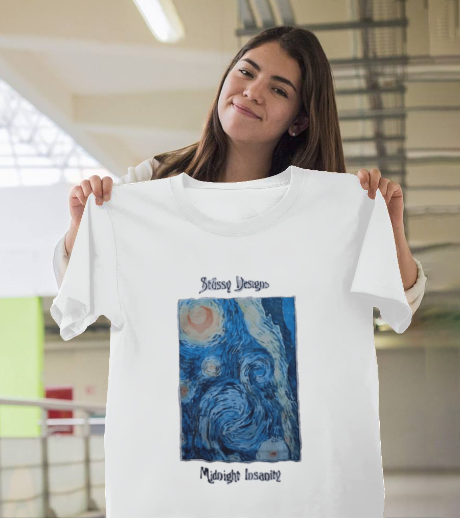 Stüssy Midnight Insanity The Starry Night T-Shirt