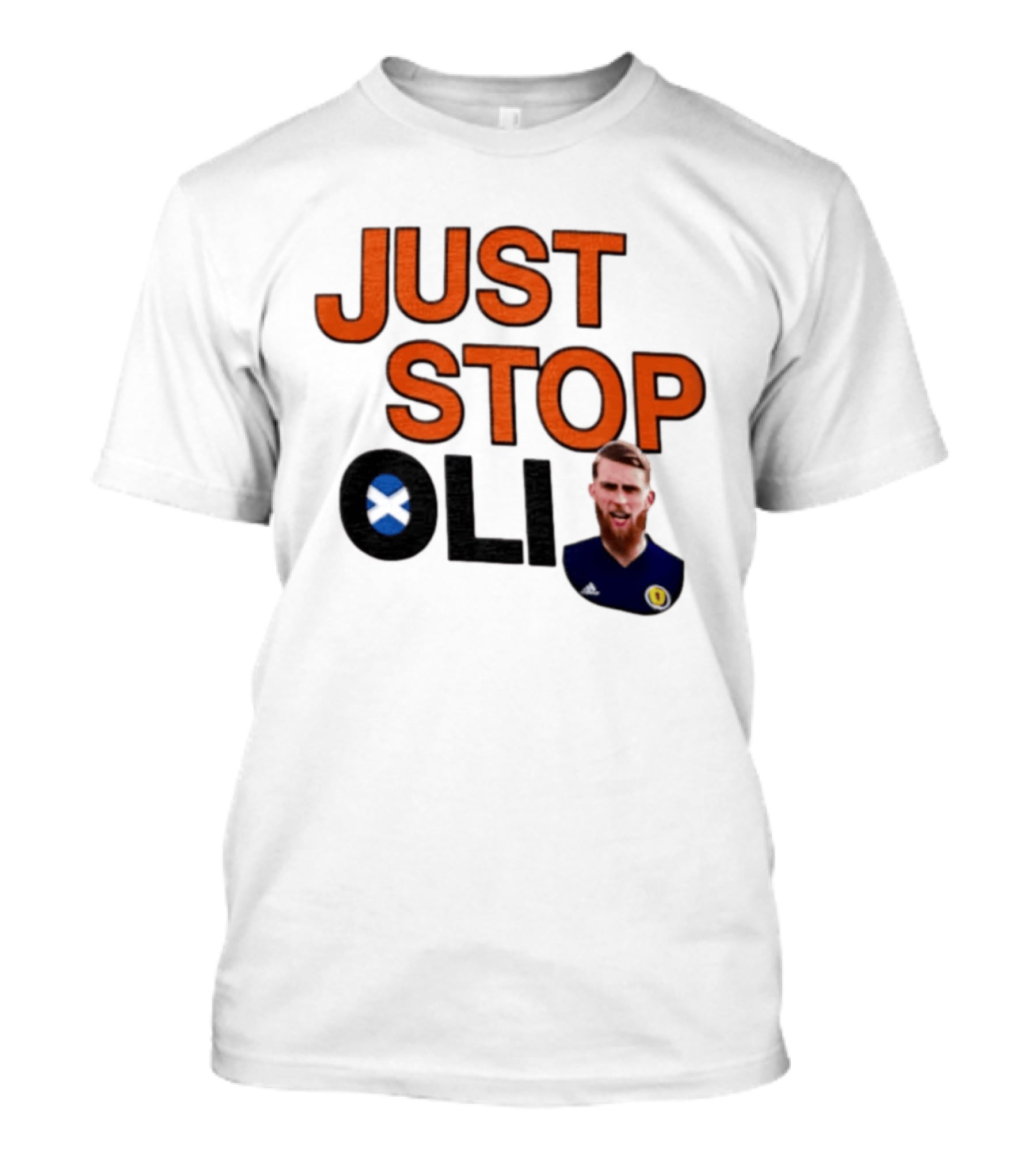 Oli McBurnie Scotland Just Stop Football Fan T-Shirt