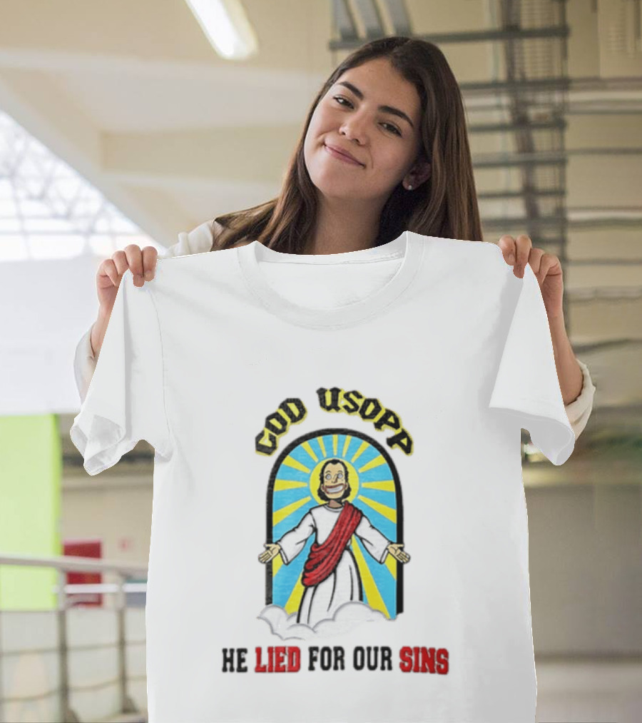 God Usopp He Lied For Our Sins One Piece Anime T-Shirt