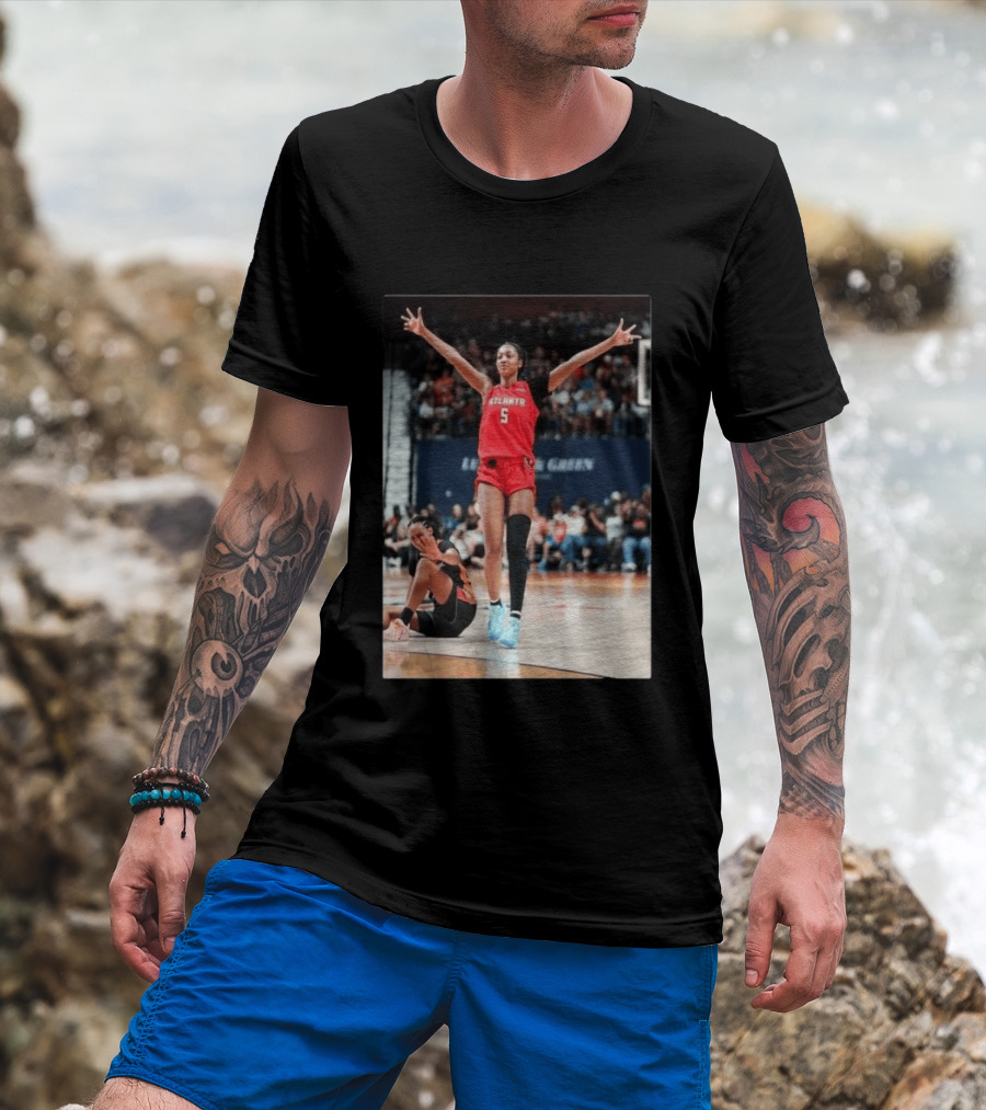 Angel Reese Celebrates 30th Double Double With 30 Points For Atlanta In Iconic Moment T-Shirt