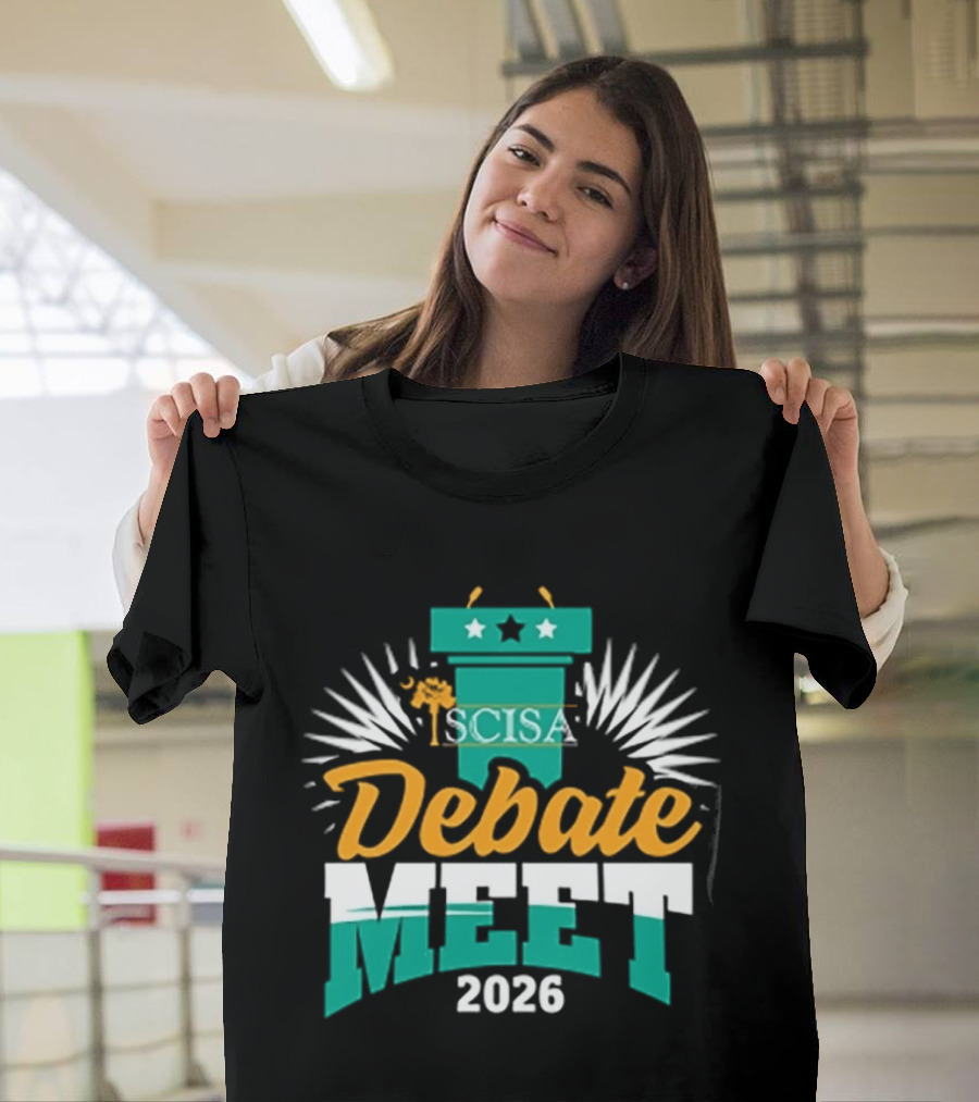 SCISA Debate Meet 2026 Podium Stars Event T-Shirt