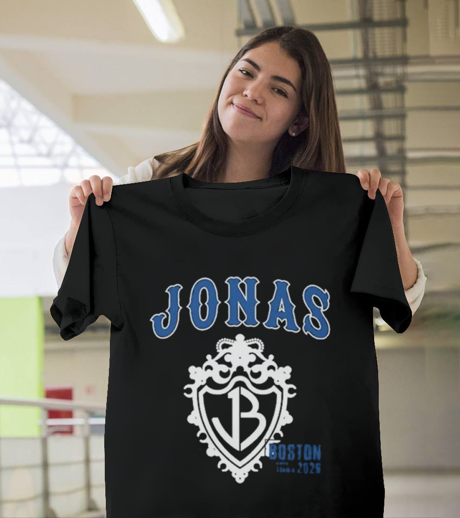 Jonas Brothers The Burning Up Tour All Over Again Boston MA Sep 25 2026 T-Shirt