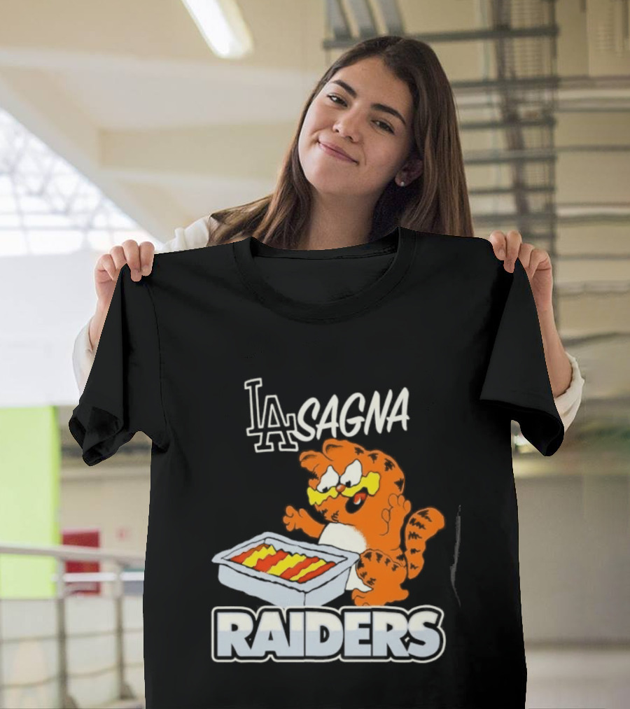 LA Lasagna Cat Raiders T-Shirt