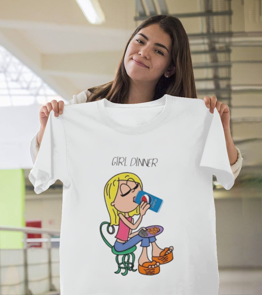 Lizzie McGuire Y2K Girl Dinner Pepsi Retro Fashion T-Shirt