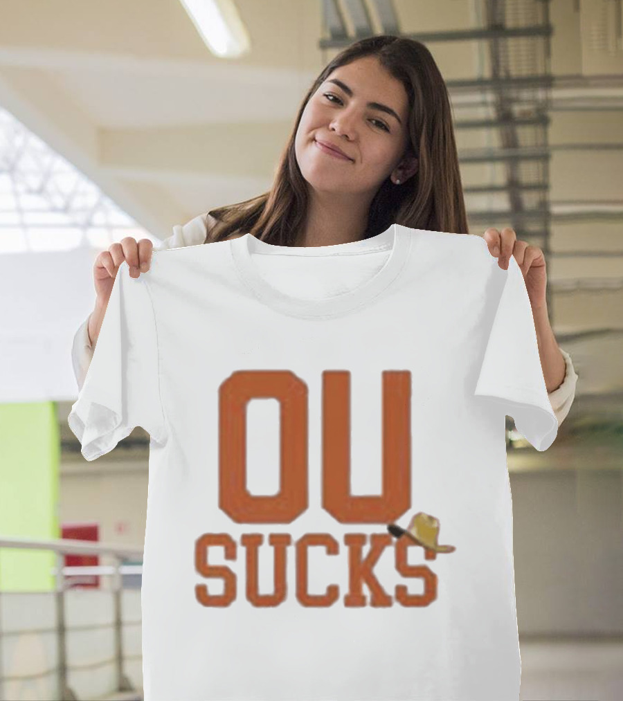 OU Sucks Texas Longhorn Rivalry T-Shirt