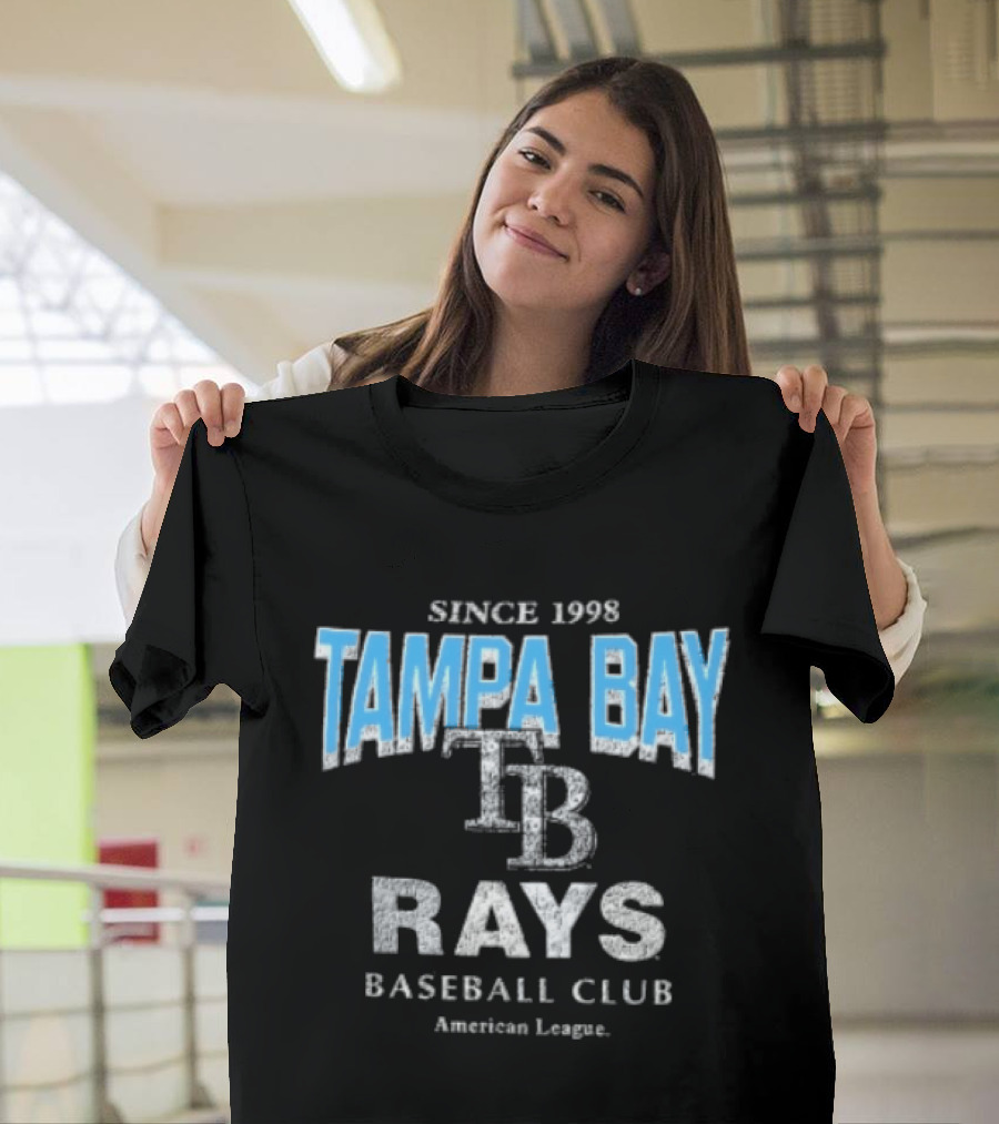Since 1998 Tampa Bay Rays TB Baseball Club American League T-Shirt