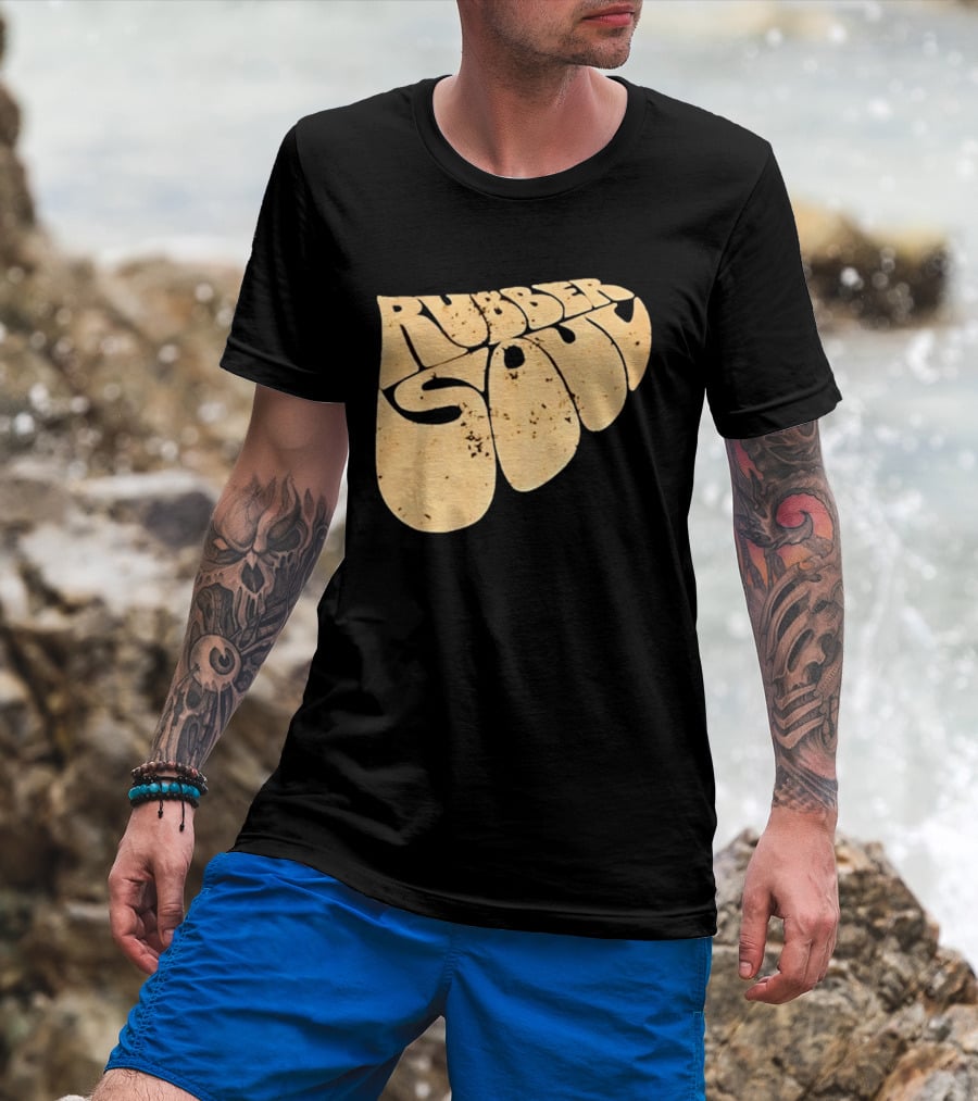 Distressed Rubber Soul Vintage Classic Rock T-Shirt