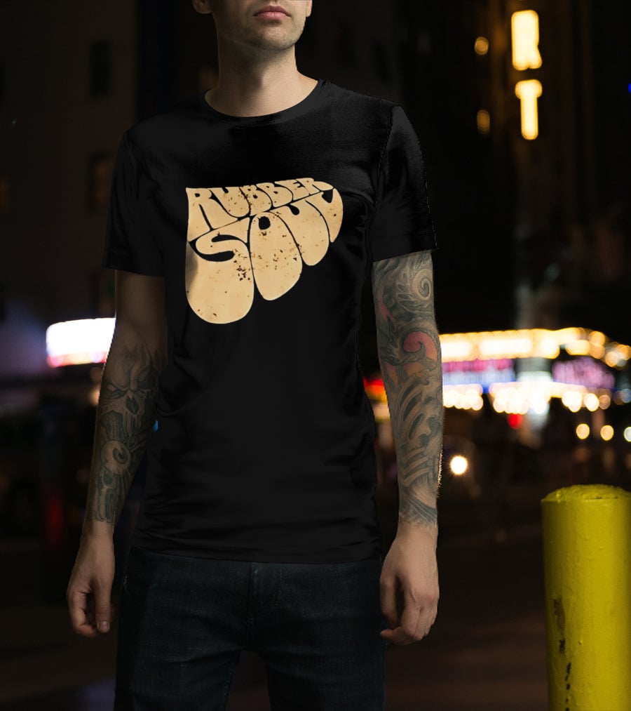 Distressed Rubber Soul Vintage Classic Rock T-Shirt
