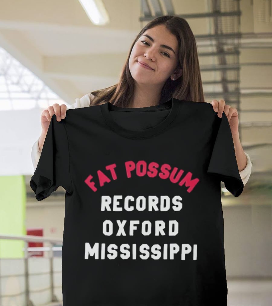 Fat Possum Records Oxford Mississippi Music Label T-Shirt