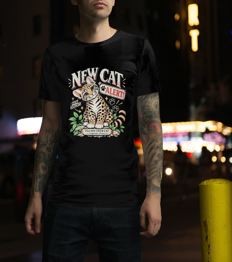 New Cat Alert Leopardus Tilcayo New Species Discovery T-Shirt