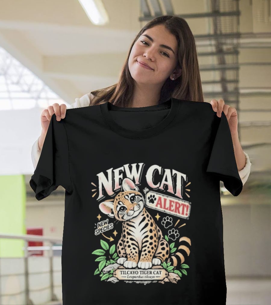 New Cat Alert Leopardus Tilcayo New Species Discovery T-Shirt
