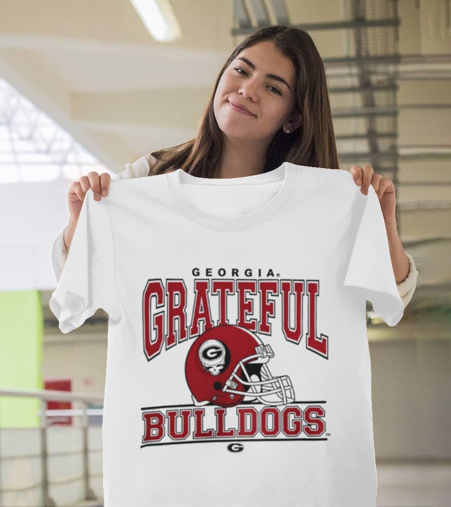 Georgia Grateful Dead Bulldogs Steal Your Helmet T-Shirt