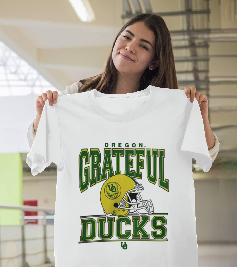 Oregon Grateful Ducks Helmet T-Shirt