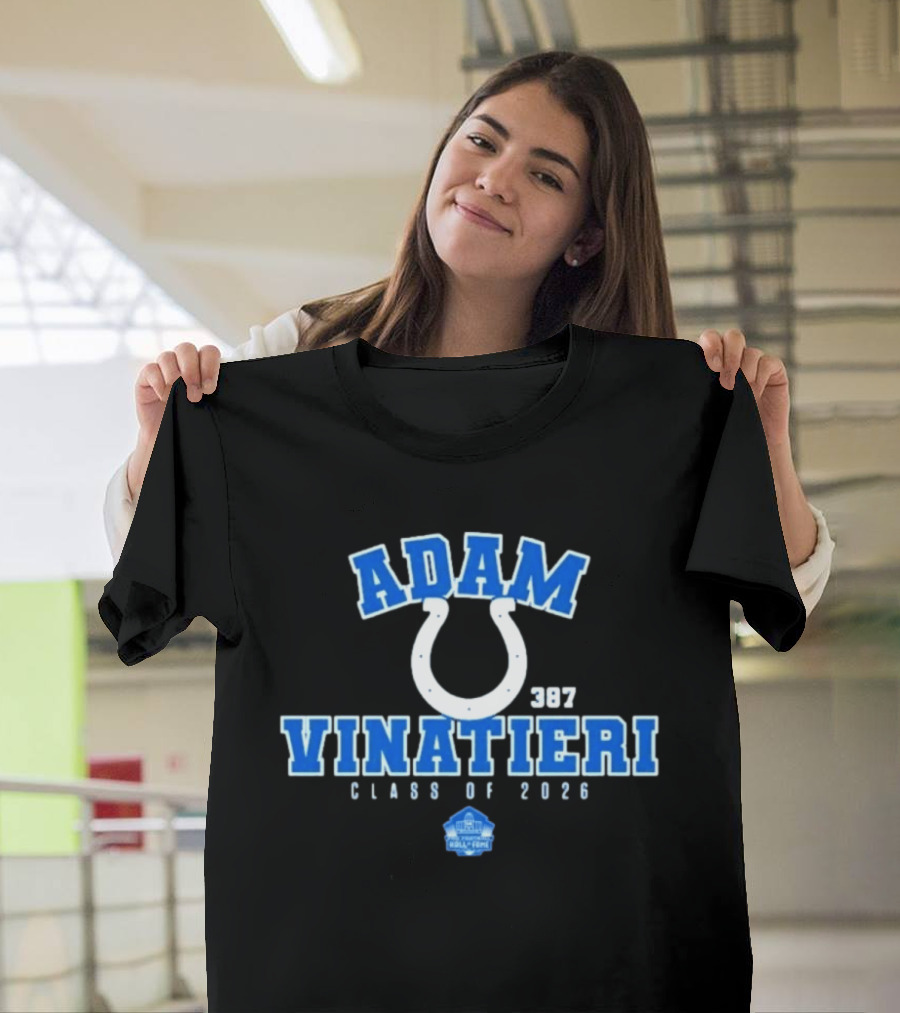 Adam Vinatieri Colts Hall Of Fame Class Of 2026 387 T-Shirt