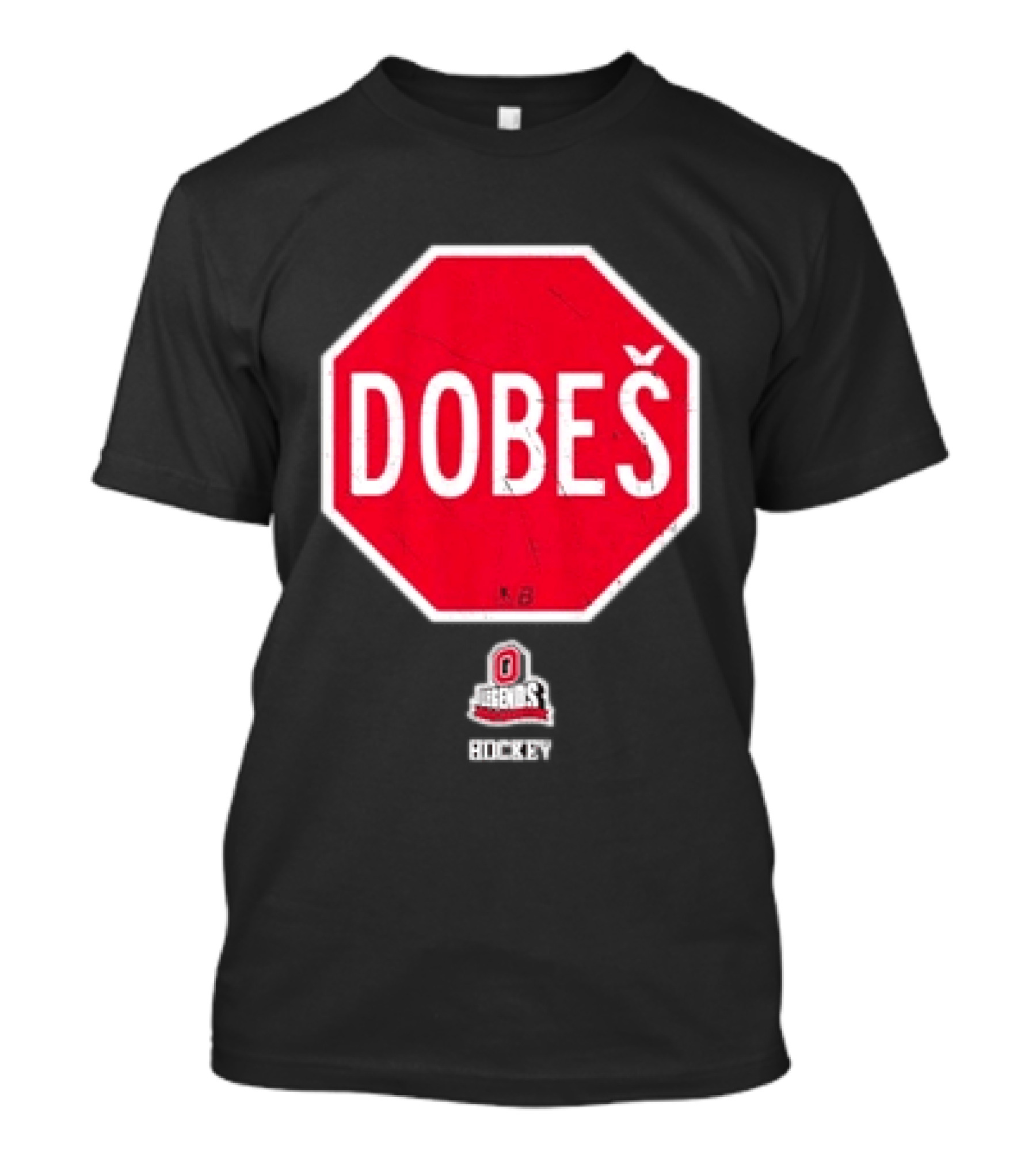 Ohio State Buckeyes Jakub Dobes Stop Sign T-Shirt