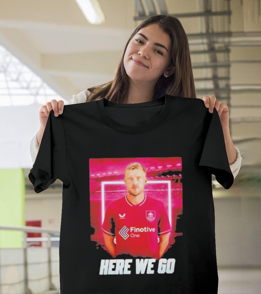 Jamie Vardy Here We Go Burnley Transfer News T-Shirt
