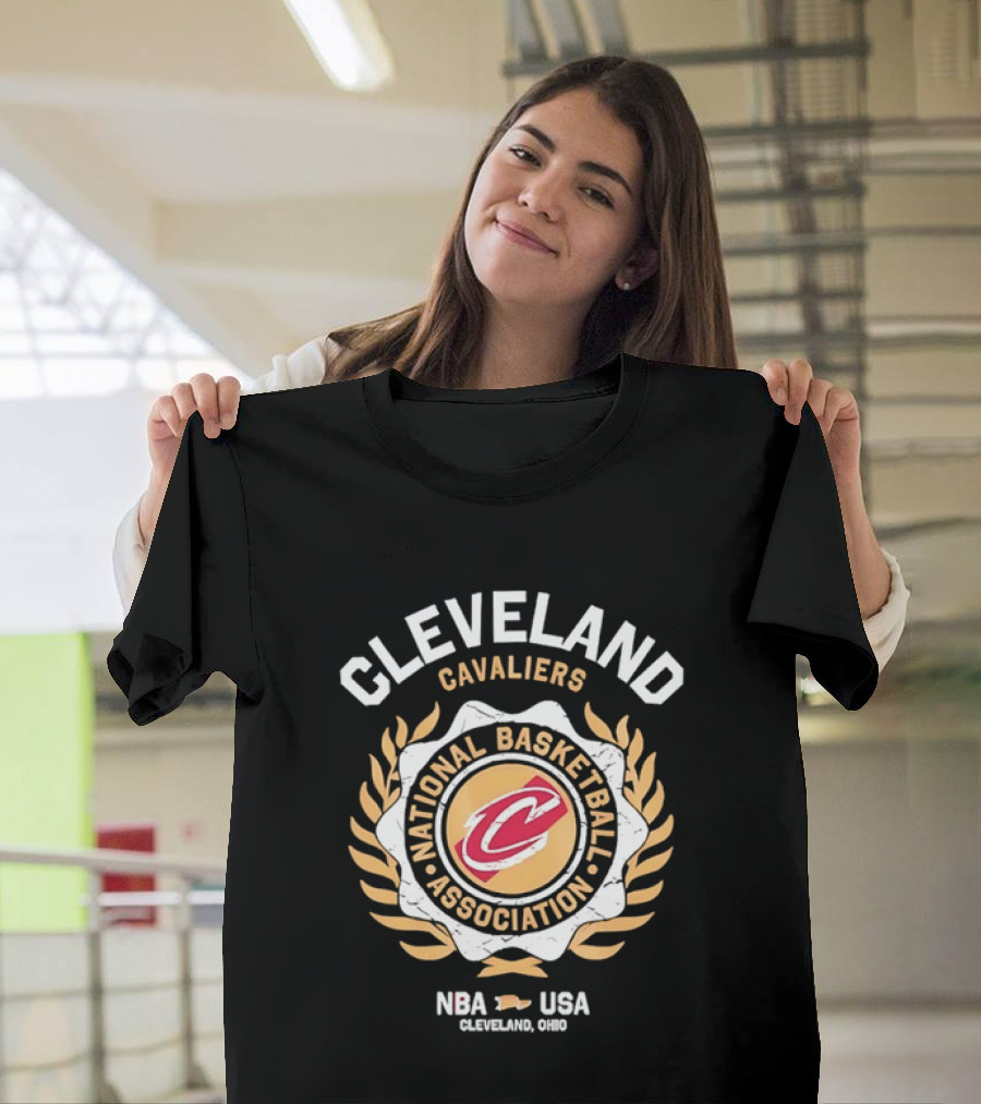 Cleveland Cavaliers National Basketball Association NBA USA Distressed T-Shirt
