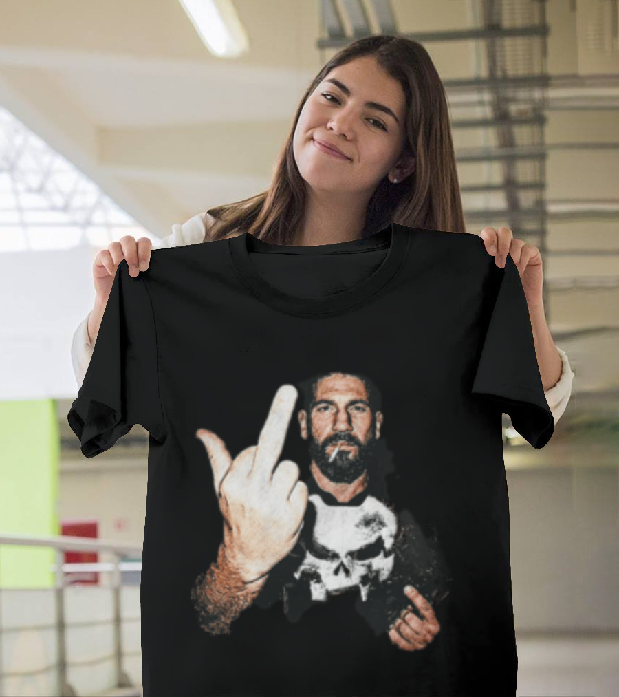 Jon Bernthal Punisher Middle Finger Iconic Gesture T-Shirt