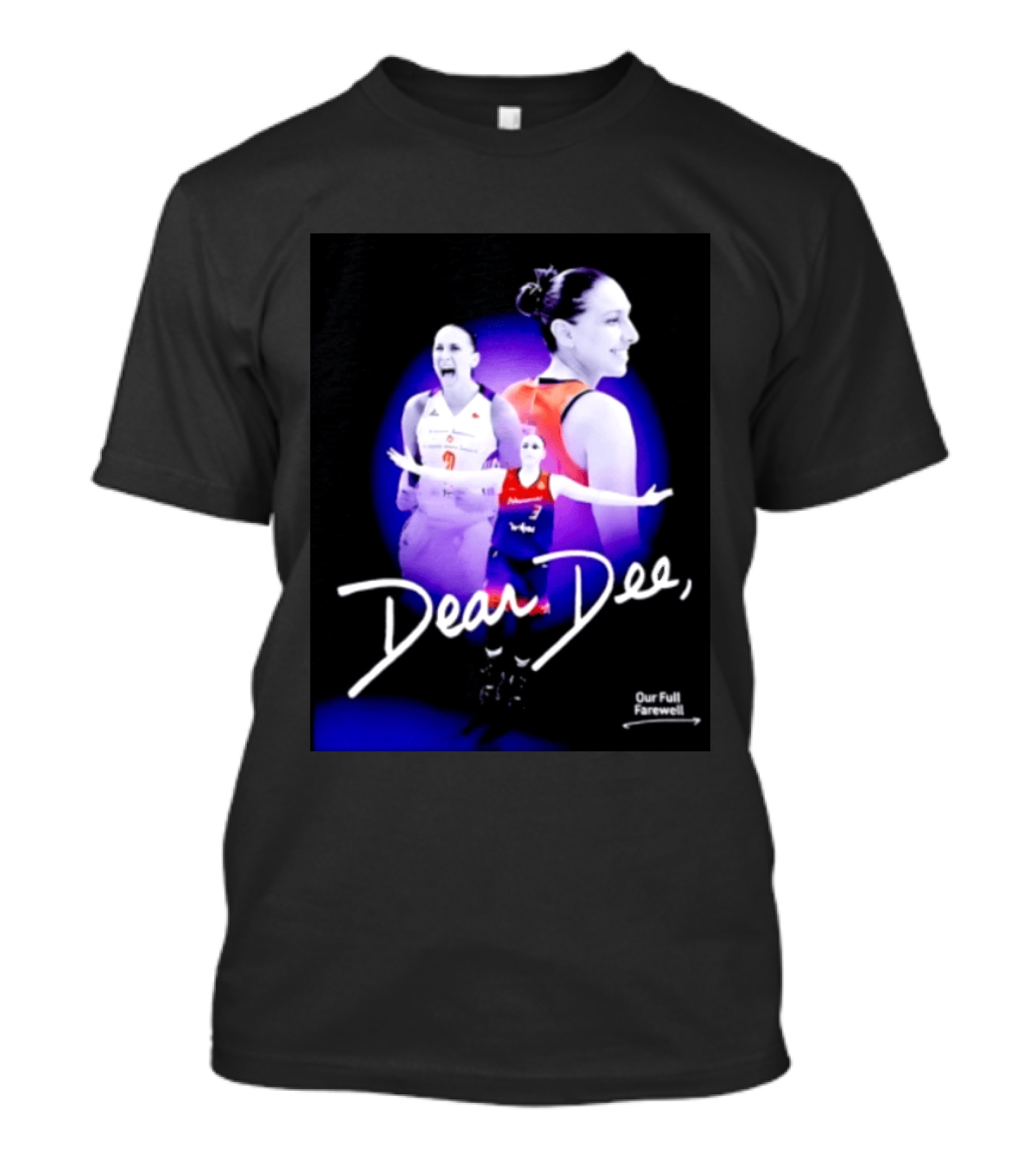 Diana Taurasi Phoenix Mercury Dear Dee Our Full Farewell T-Shirt