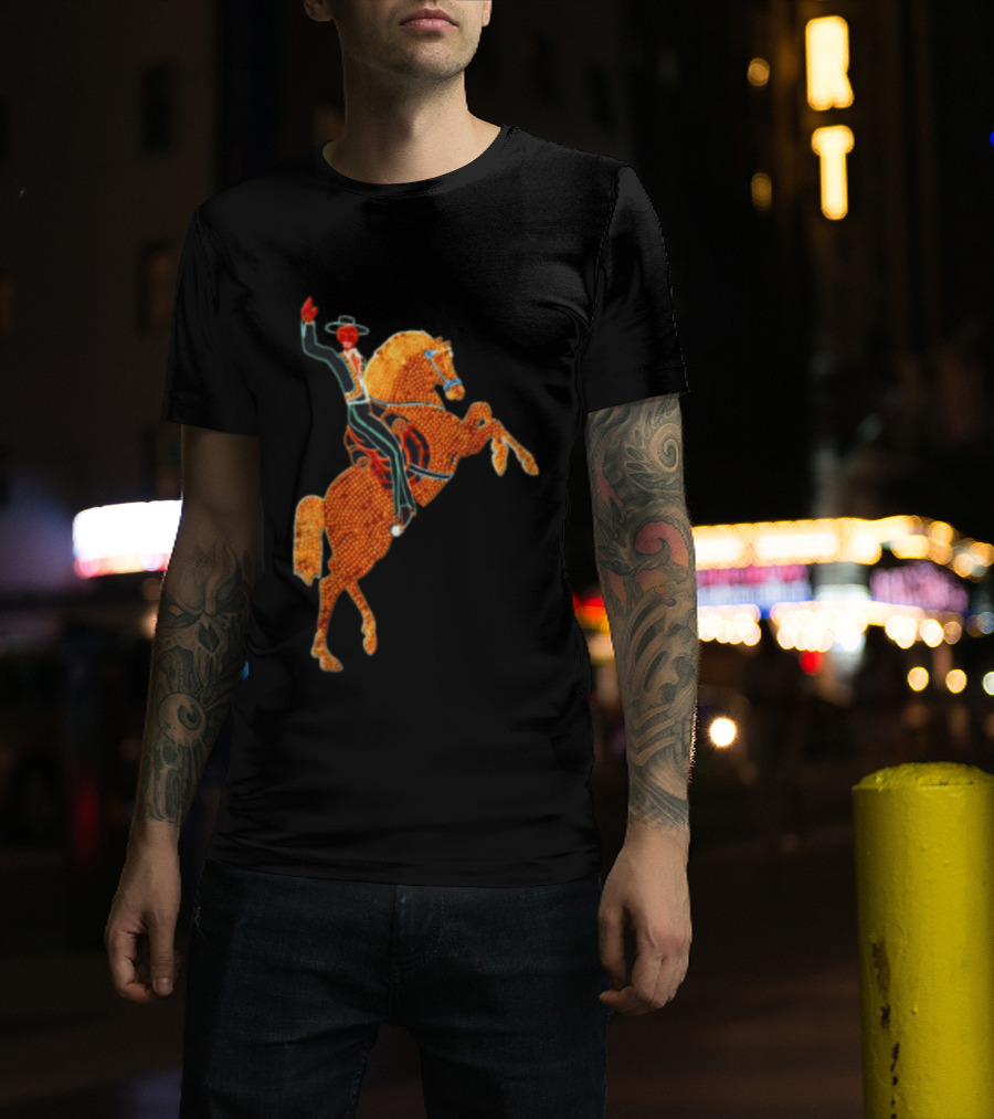 Las Vegas Cowboy Neon Sign T-Shirt