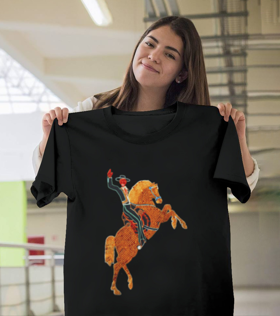 Las Vegas Cowboy Neon Sign T-Shirt