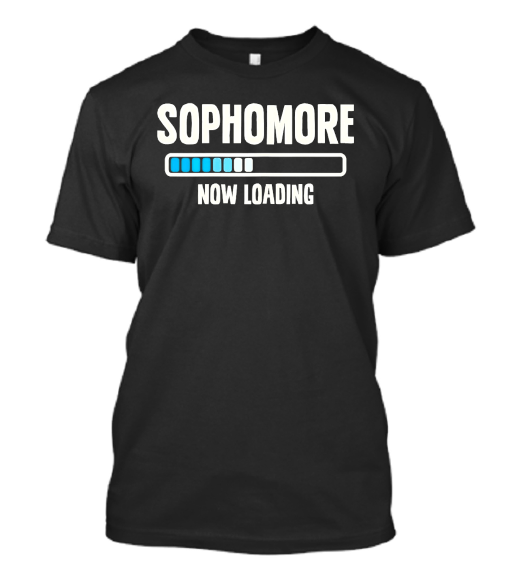 Sophomore Now Loading Back To School Student Progress Bar T-Shirt