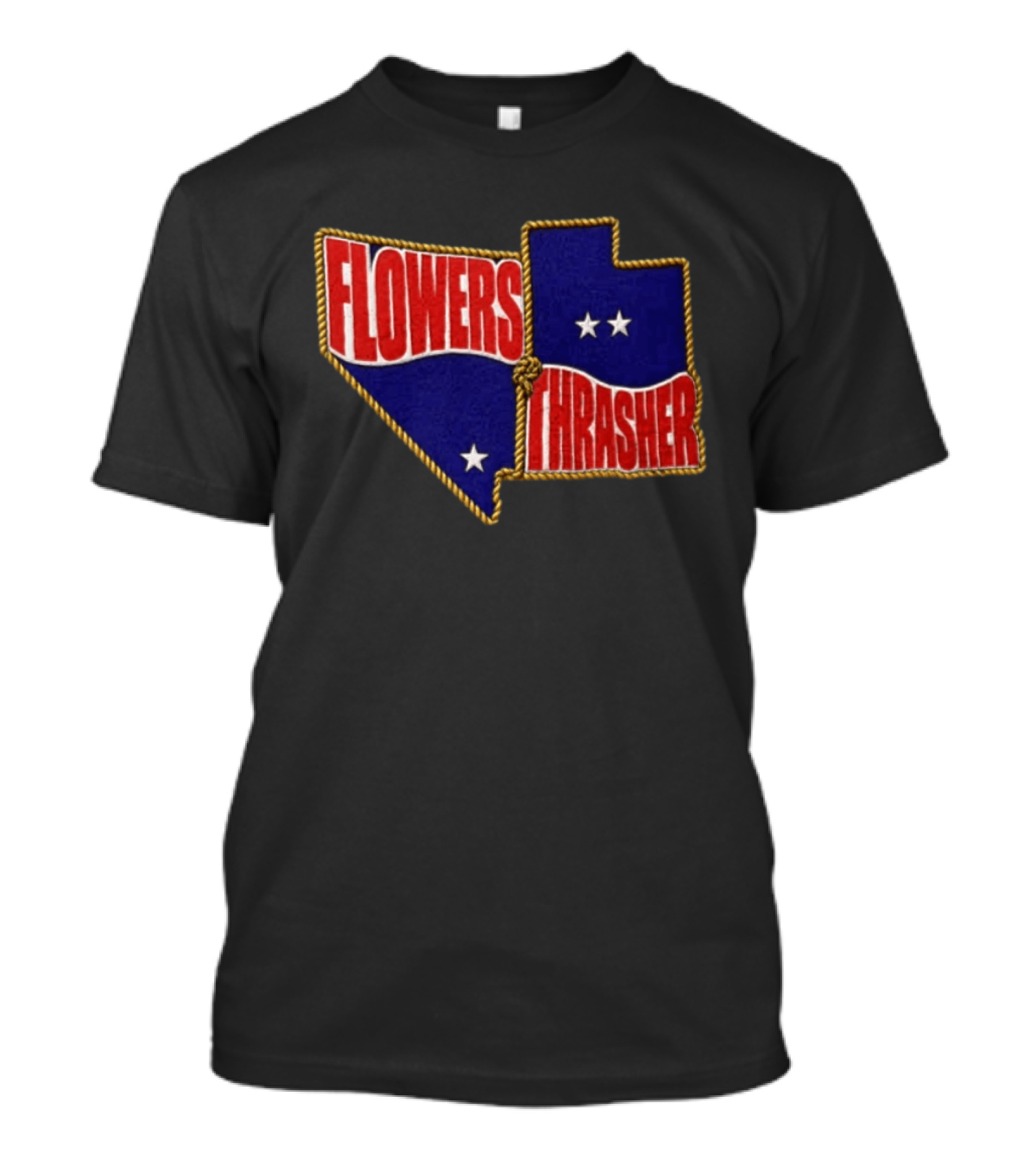 FLOWERS THRASHER Nevada Utah Patch T-Shirt