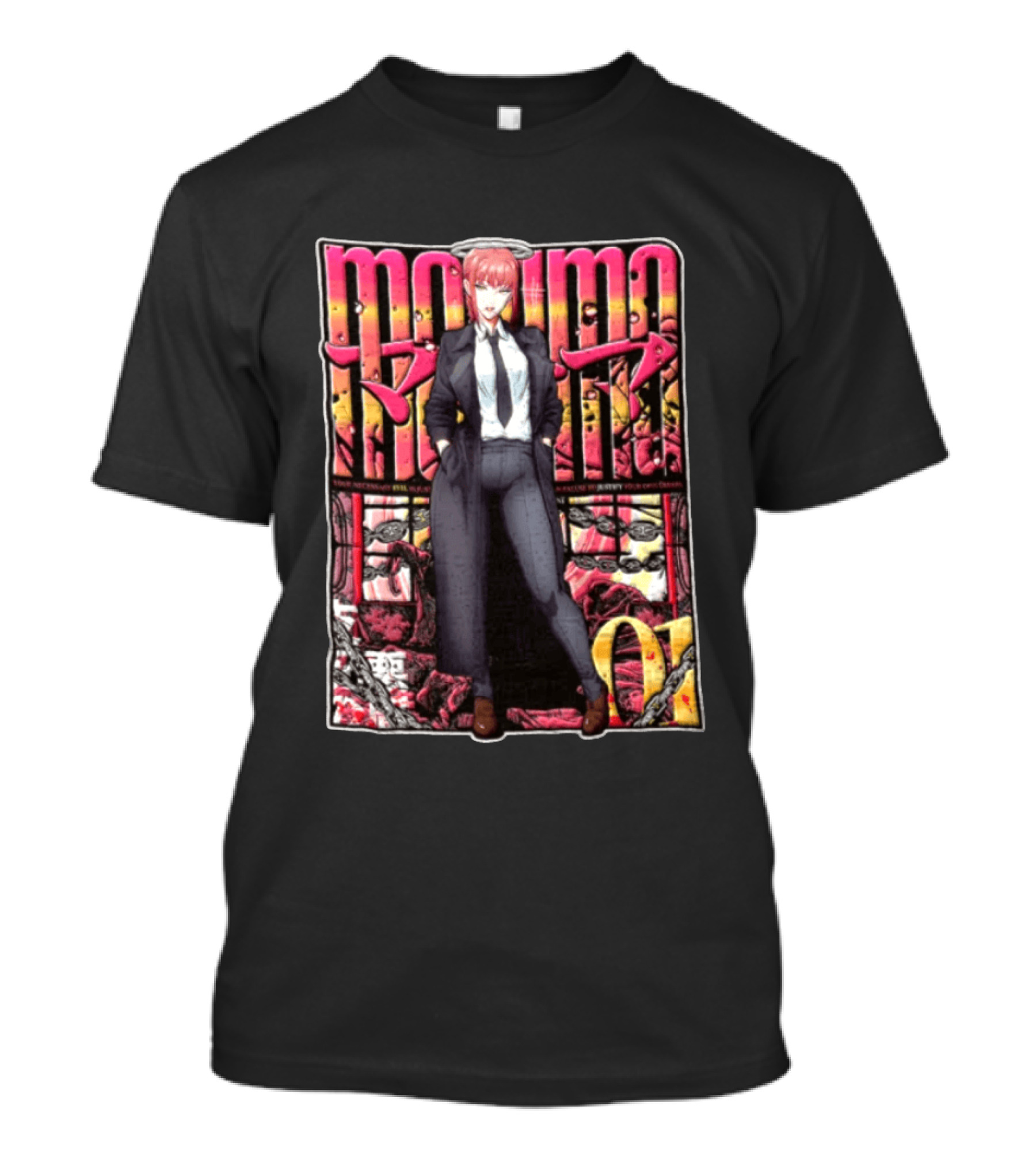 Makima Crime Justification Anime Manga T-Shirt