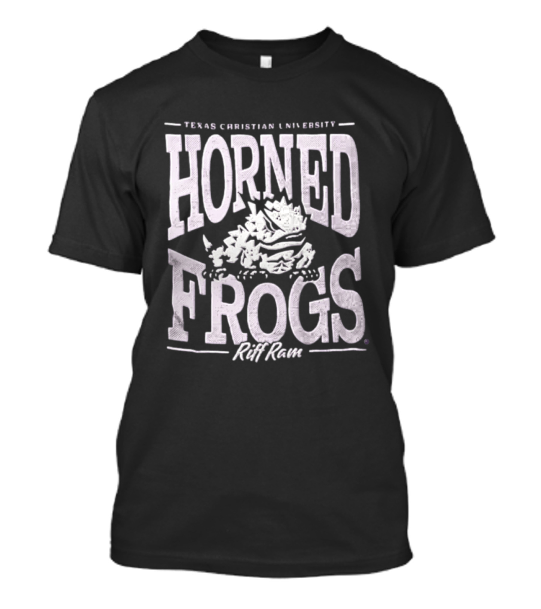 Texas Christian University Horned Frogs Riff Ram Spiky Horned Frog T-Shirt