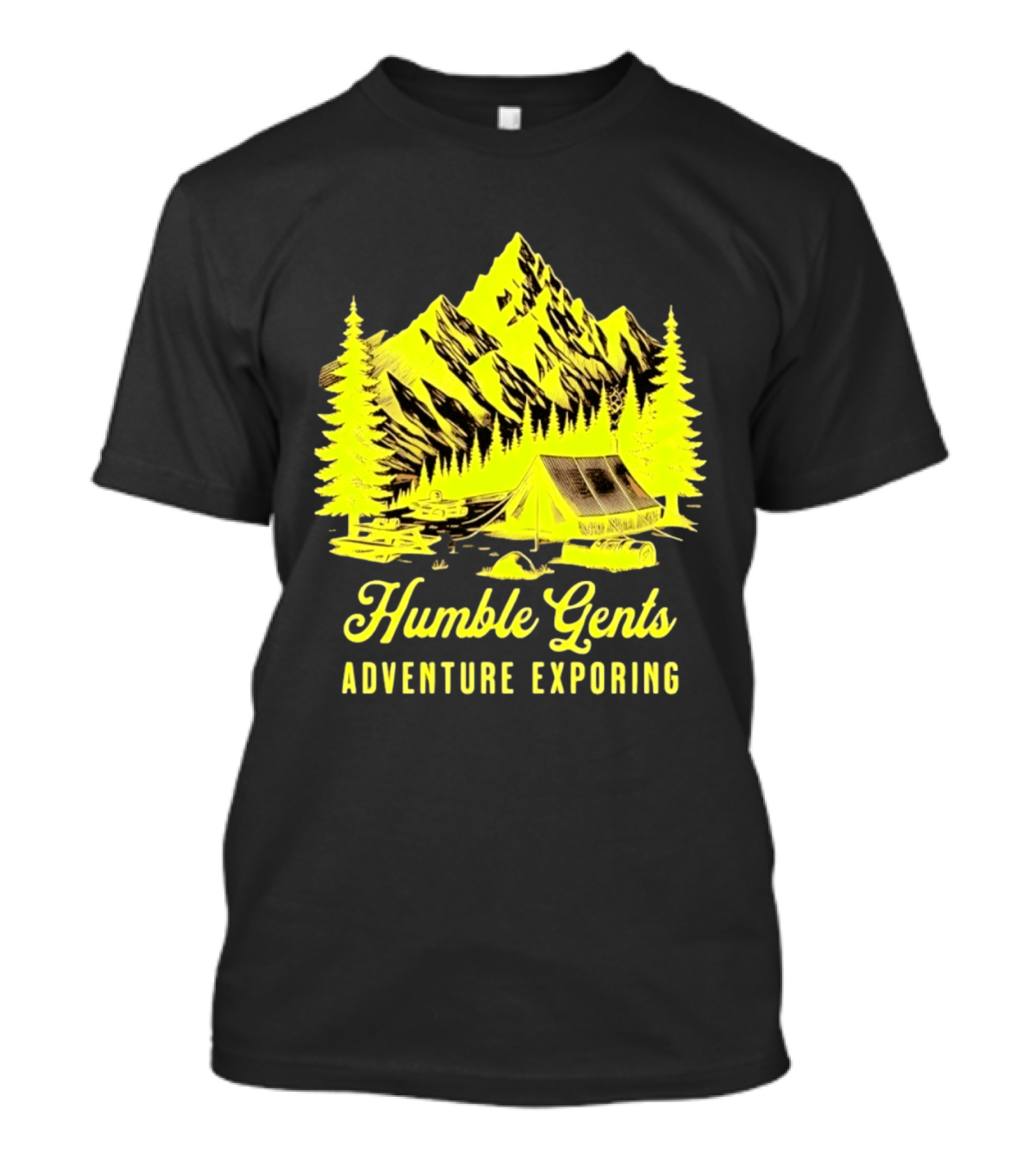 Humble Gents Adventure Exploring Mountain Camping T-Shirt