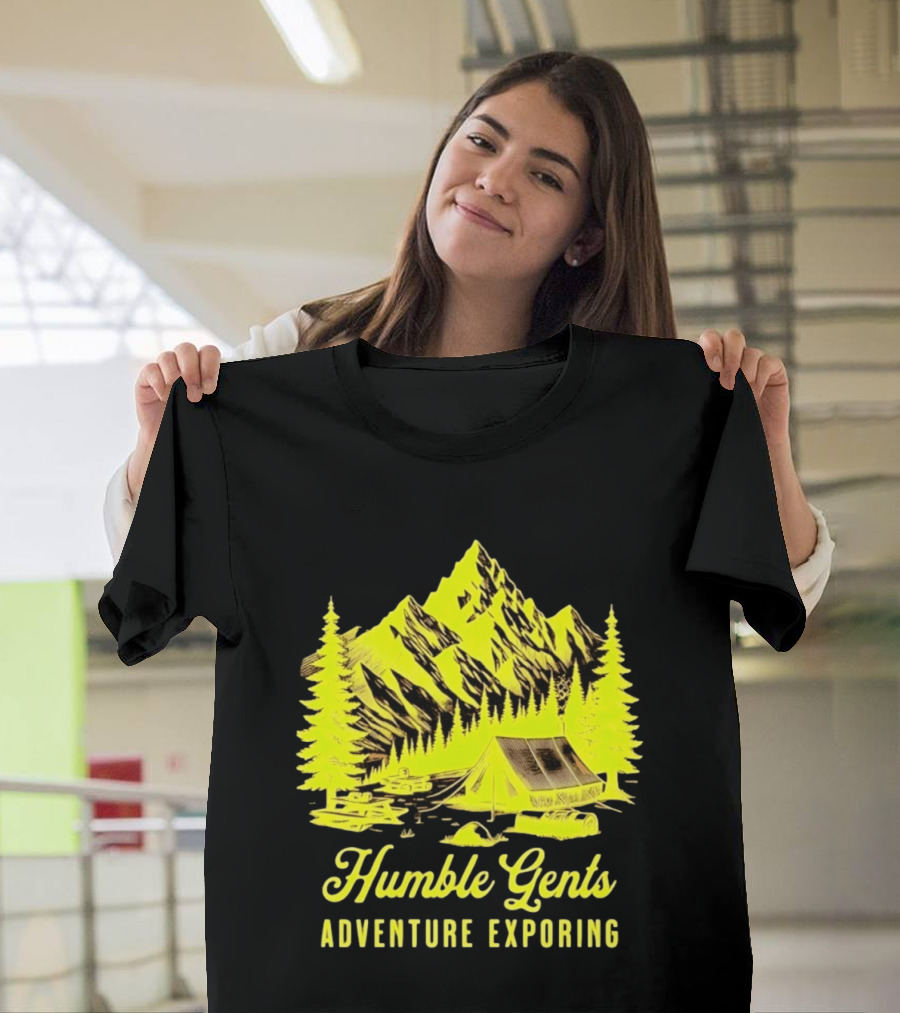 Humble Gents Adventure Exploring Mountain Camping T-Shirt