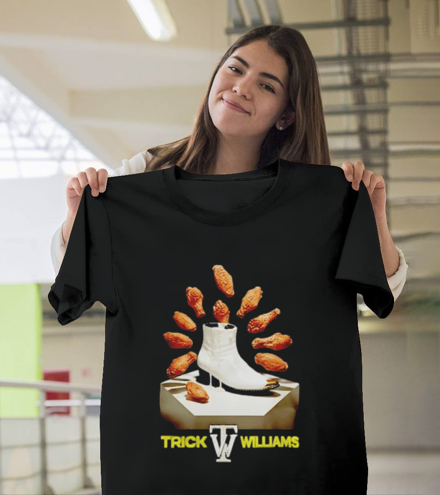 Trick Williams WWE Lemon Pepper Steppers Chicken Boot T-Shirt