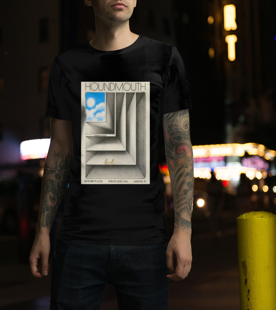 Houndmouth September 19 2026 Satellite Music Hall Memphis TN Tour T-Shirt