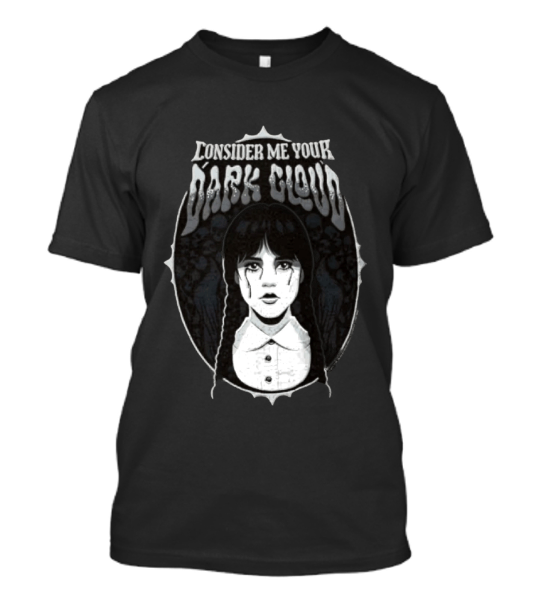 Consider Me Your Dark Cloud Wednesday Addams 2022 T-Shirt