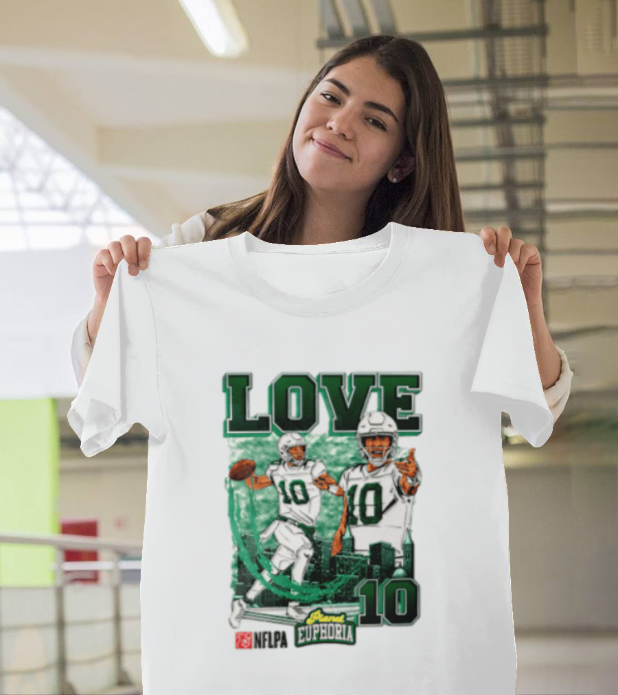 Jordan Love 10 NFLPA Euphoria Player Edition T-Shirt