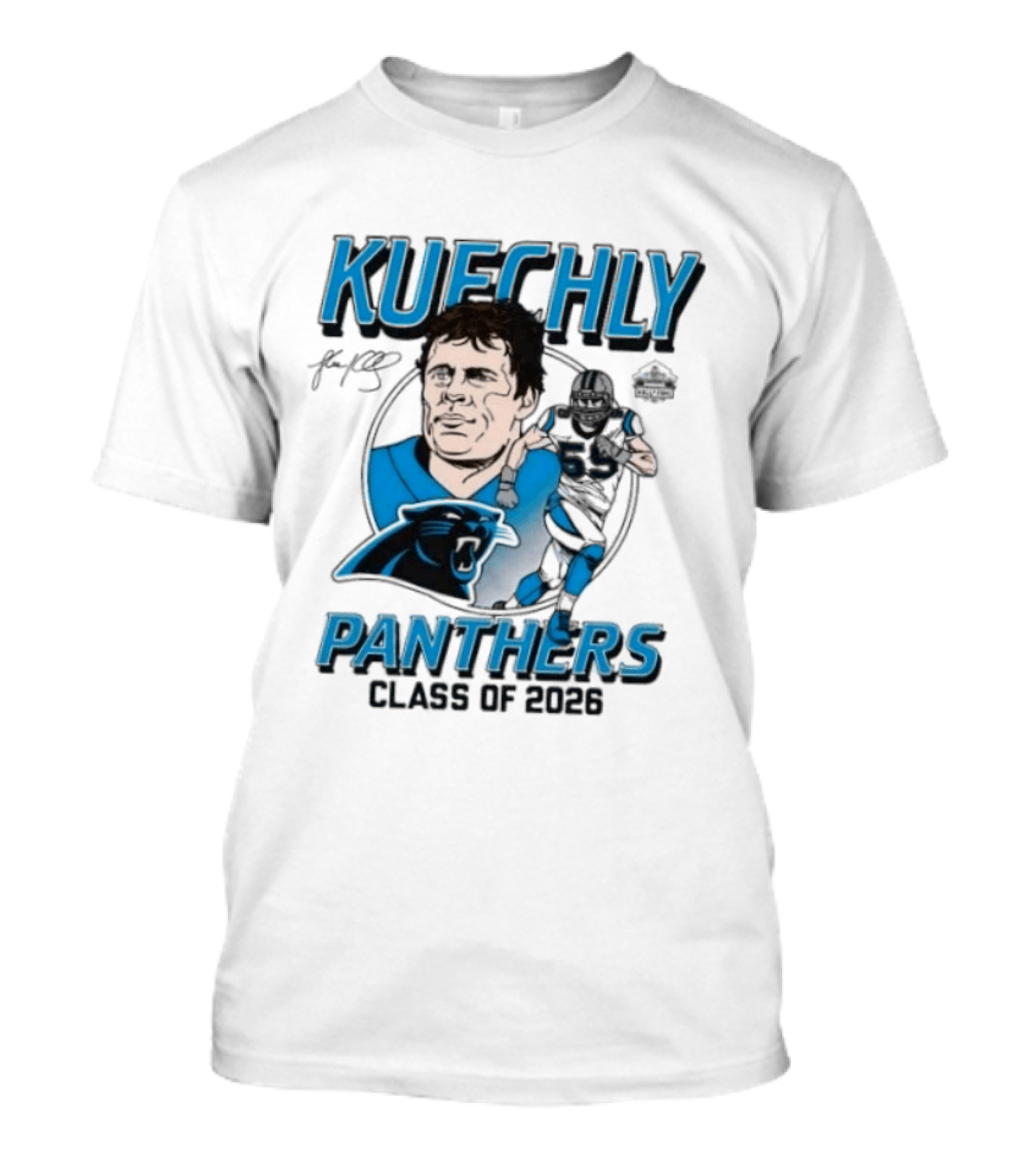 Kuechly Panthers Class Of 2026 Hall Of Fame T-Shirt