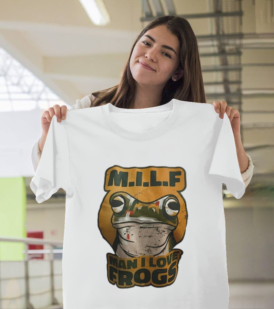M.I.L.F Man I Love Frogs Frog Amphibian T-Shirt