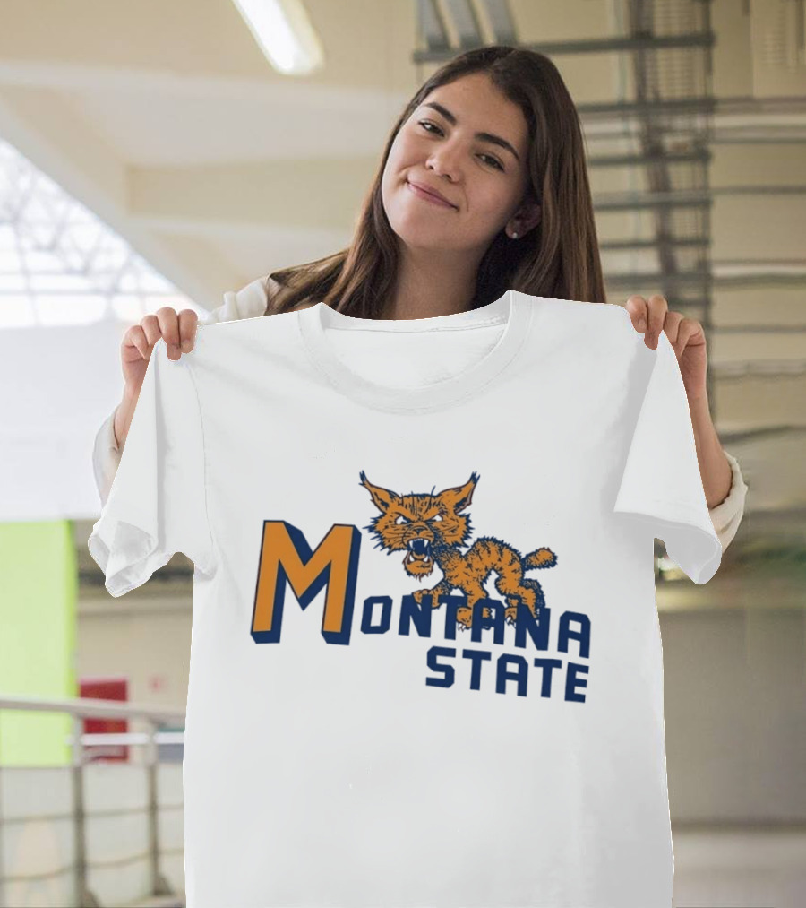 Montana State Bobcats Vintage NCAA Sports T-Shirt