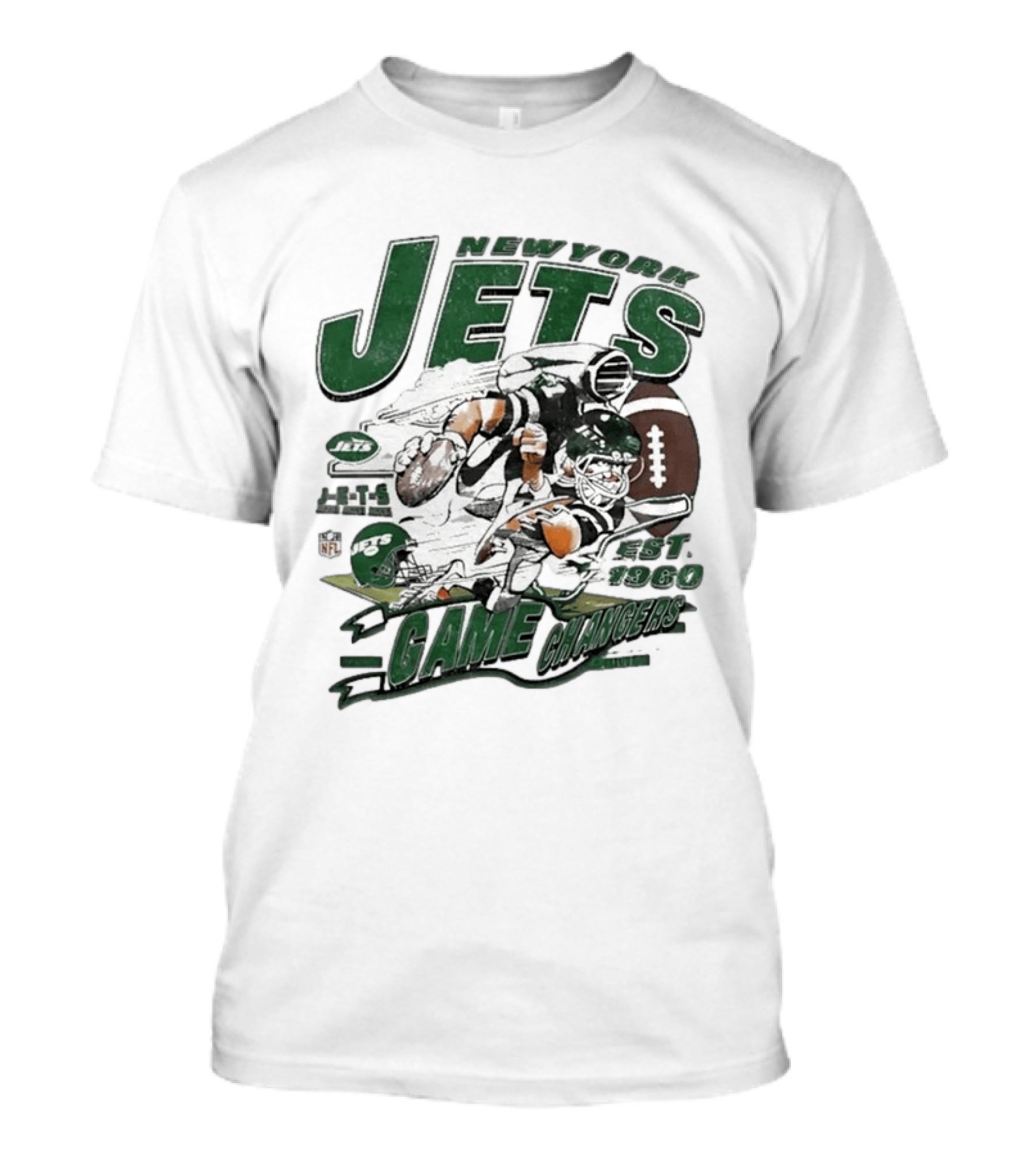 New York Jets Est 1960 Game Changers NFL Football T-Shirt