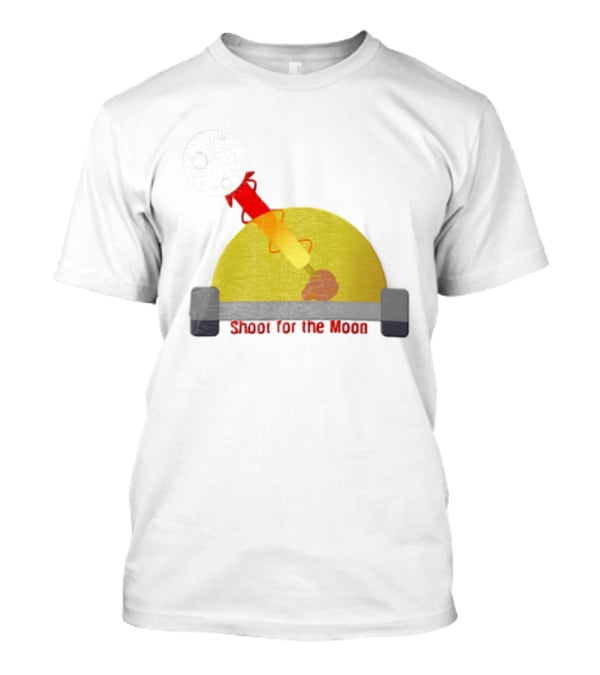 Shoot For The Moon Rocket Launcher Animation T-Shirt